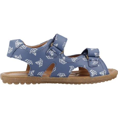 Sandale enfant cuir sky Bleu 1 - vertbaudet enfant 