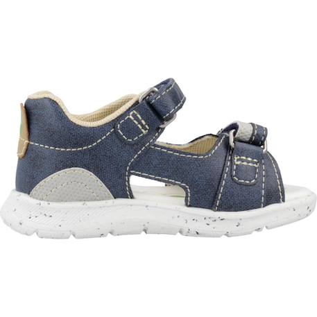Sandale bébé synthétique golden Beige 360+Bleu 800 7 - vertbaudet enfant 