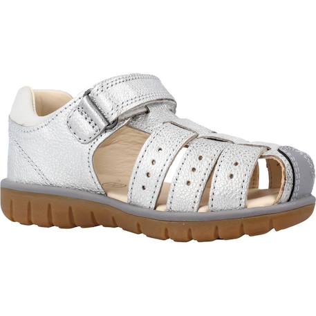 Sandale bébé cuir cuir roam bay t Argent silver 5 - vertbaudet enfant 