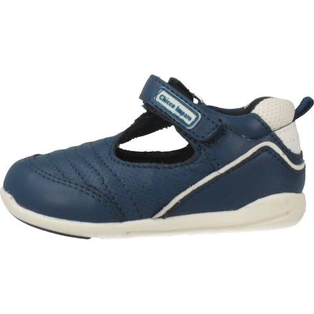 Sandale bébé cuir g6 Blanc 300+Bleu 800 8 - vertbaudet enfant 