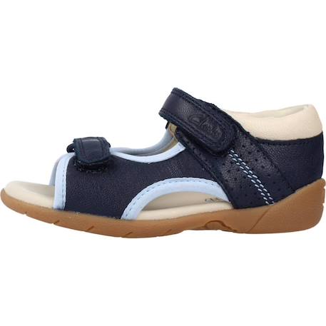 Sandales bébé cuir zora spirit t Bleu navy 2 - vertbaudet enfant 