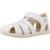 Sandale enfant cuir Blanc 4 - vertbaudet enfant 