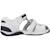 Sandale bébé cuir Blanc 300+Noir 800 1 - vertbaudet enfant 
