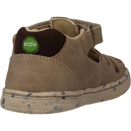 Sandale bébé synthétique gioacchino Bleu 800+Brun clair 400 9 - vertbaudet enfant 