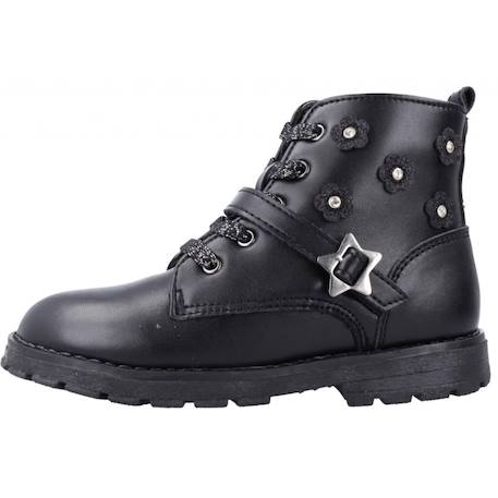 Botte enfant textile cerly Noir 2 - vertbaudet enfant 