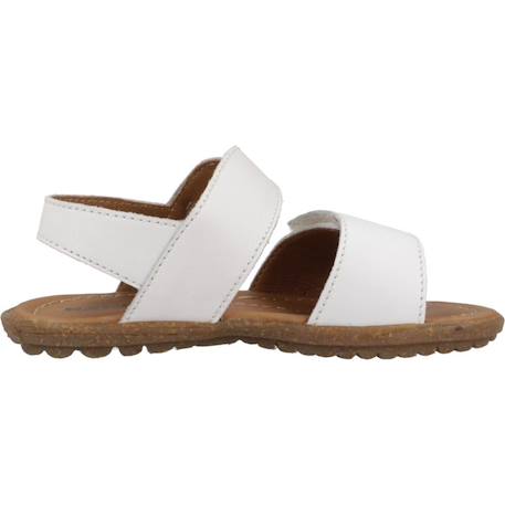 Sandale enfant cuir kenny Blanc 1 - vertbaudet enfant 