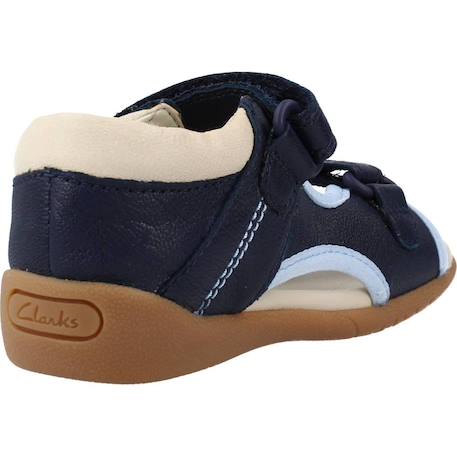 Sandales bébé cuir zora spirit t Bleu navy 3 - vertbaudet enfant 