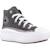 Baskets enfant fille en textile Gris et noir 5 - vertbaudet enfant 
