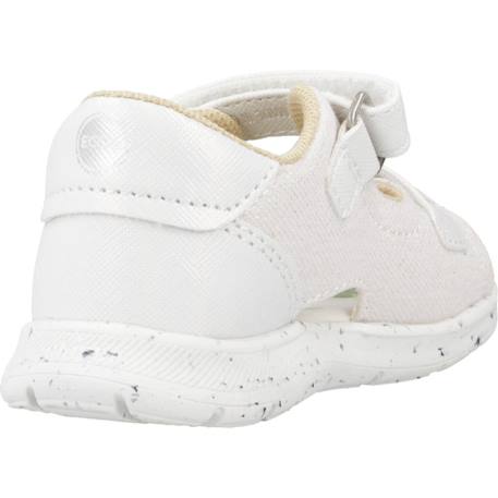Sandale bébé synthétique glammy Blanc 300+Rose 100 3 - vertbaudet enfant 