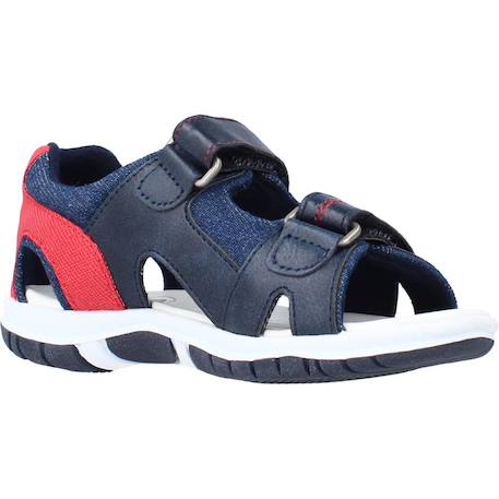 Sandale bébé textile florian Bleu 800+Multicolore 810 5 - vertbaudet enfant 