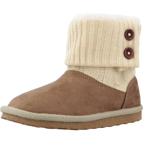 Botte bébé textile charmy Gris+Marron 10 - vertbaudet enfant 