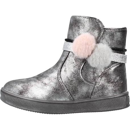 Botte bébé synthétique felicita Gris+Marron 2 - vertbaudet enfant 