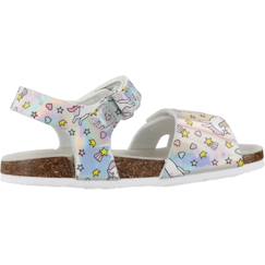 Chaussures-Sandale bébé synthétique fleurette
