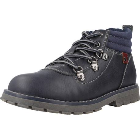 Botte enfant synthétique Bleu 800+Marron 440 4 - vertbaudet enfant 