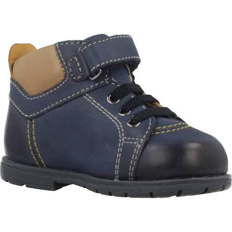 Botte bébé cuir gorix Bleu 800+Marron 460 5 - vertbaudet enfant 