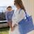 Sac de plage famille anti-sable grand format summer Blanc+Bleu+Vert+Vert eucalyptus 8 - vertbaudet enfant 
