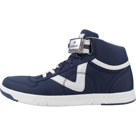 Basket enfant synthétique enfant synthétique nylon Bleu indigo+Bleu marine 8 - vertbaudet enfant 