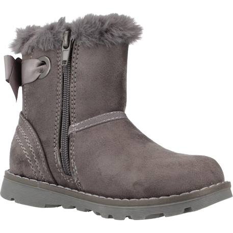 Botte enfant cuir Gris+Noir+Rose 5 - vertbaudet enfant 