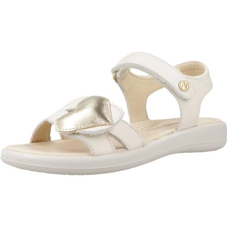 Sandale enfant cuir huyana Blanc 4 - vertbaudet enfant 