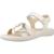 Sandale enfant cuir huyana Blanc 4 - vertbaudet enfant 