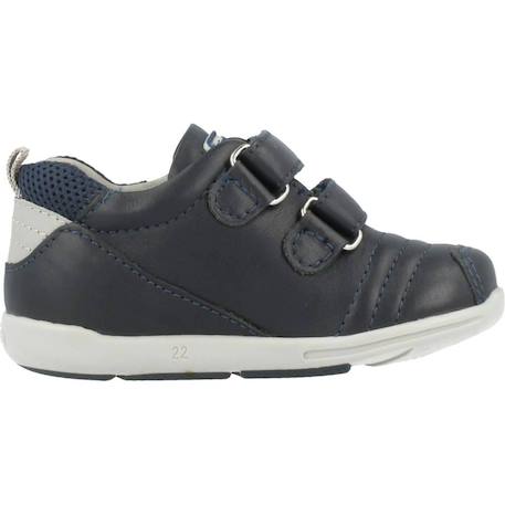 Derby bébé cuir g11 Bleu 800+Marron 950 1 - vertbaudet enfant 
