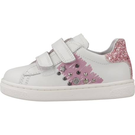 Basket bébé cuir inialos Blanc 2 - vertbaudet enfant 