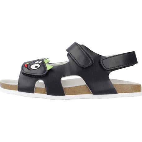 Sandale enfant synthétique hecco Noir 800 2 - vertbaudet enfant 