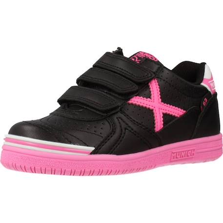Basket enfant cuir cuir Noir+Noir 014 4 - vertbaudet enfant 