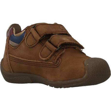Derby bébé cuir geremy Bleu 800+Marron 440 11 - vertbaudet enfant 
