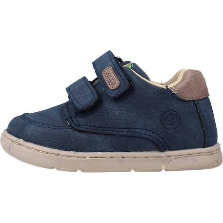 Derby bébé cuir geffo Bleu 800+Brun clair 260+Gris 950 2 - vertbaudet enfant 