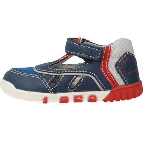 Sandale bébé cuir grado Bleu 800 2 - vertbaudet enfant 