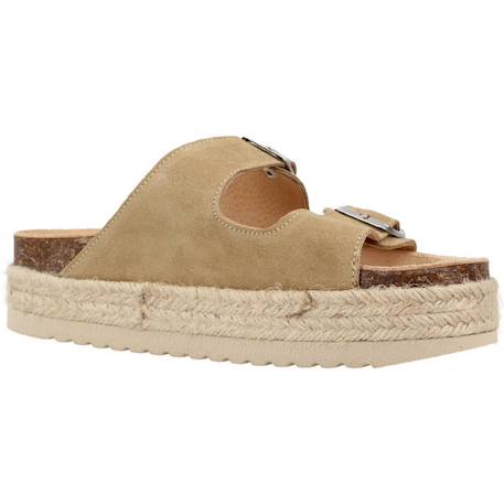 Sandale enfant cuir s eva Beige+Blanc+Gris methanol+Rose antique 5 - vertbaudet enfant 