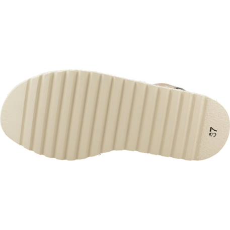 Sandale enfant cuir s irene Beige+Blanc+Taupe+Vert jade 18 - vertbaudet enfant 