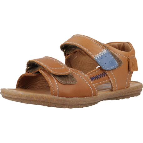 Sandale enfant cuir taror Marron piel 4 - vertbaudet enfant 