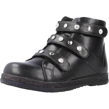 Botte enfant cuir catia Noir 4 - vertbaudet enfant 