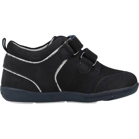 Derby bébé cuir grimas Bleu 800 1 - vertbaudet enfant 