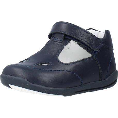 Derby bébé cuir g33 Bleu 800 4 - vertbaudet enfant 