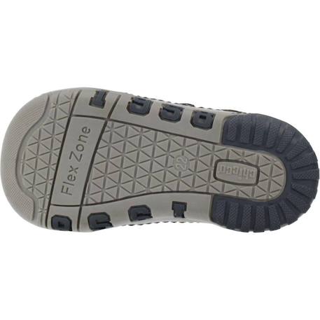 Basket bébé cuir Gris 950 6 - vertbaudet enfant 