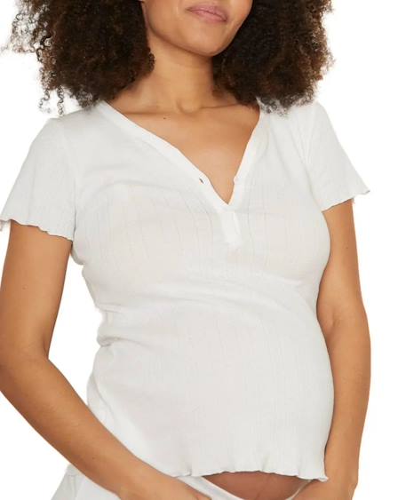 T-shirt de maternité et d'allaitement trousseau Naturel 3 - vertbaudet enfant 