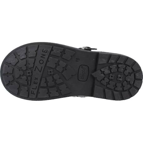 Botte enfant synthétique cancan Argent+Noir 6 - vertbaudet enfant 