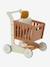 Grand chariot de course porte-poupée en bois FSC® blanc+caramel 9 - vertbaudet enfant 