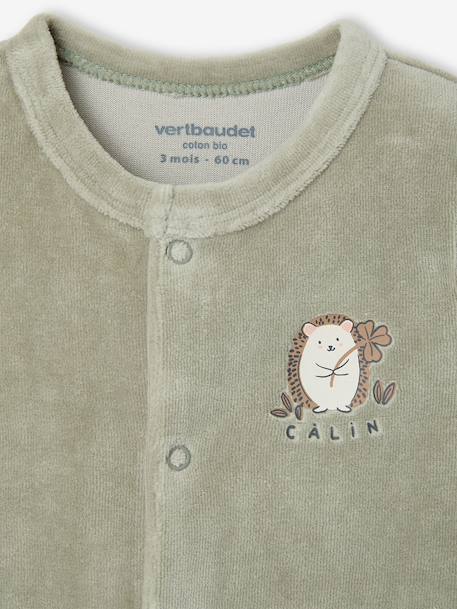Lot de 2 dors-bien bébé ouverture devant cappuccino+rose pâle+vert sauge 21 - vertbaudet enfant 