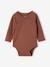 Lot de 5 bodies naissance manches longues beige chiné 6 - vertbaudet enfant 