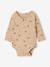 Lot de 5 bodies naissance manches longues beige chiné 3 - vertbaudet enfant 