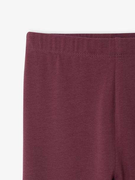 Legging long fille noir+prune 6 - vertbaudet enfant 