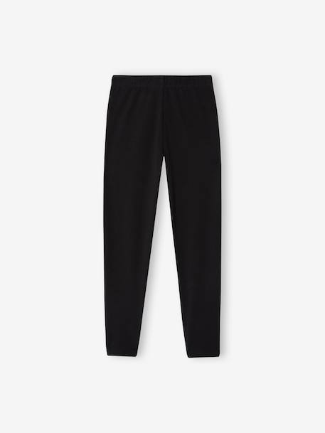 Legging long fille noir+prune 2 - vertbaudet enfant 
