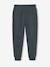 Pantalon jogging 'Athletic' garçon en molleton anthracite+chocolat+kaki 2 - vertbaudet enfant 