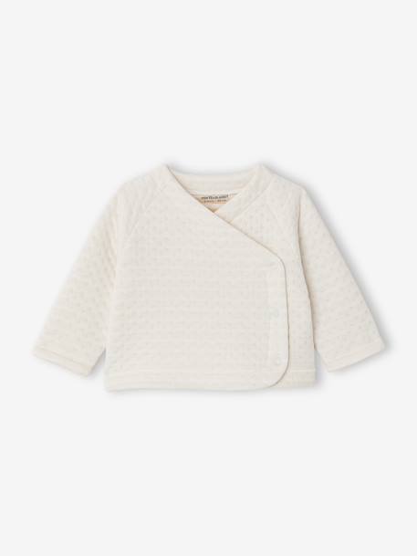 Ensemble naissance garçon personnalisable écru 2 - vertbaudet enfant 
