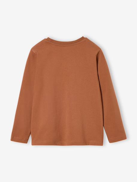 T-shirt manches longues garçon anthracite+blanc+cappuccino+rouge+vert sauge 10 - vertbaudet enfant 