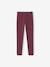 Legging long fille noir+prune 4 - vertbaudet enfant 